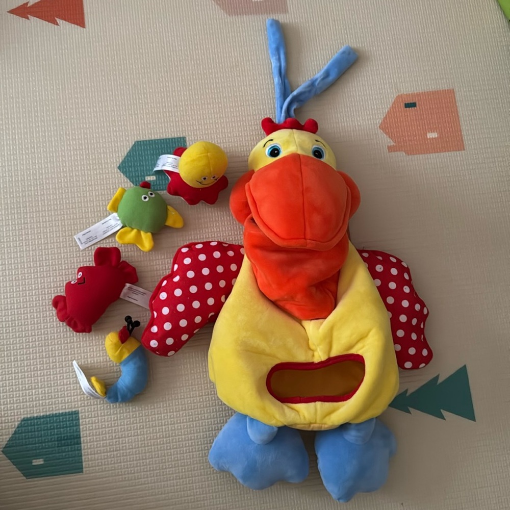 Melissa and Doug Kids Hungry Pelican plush baby toy